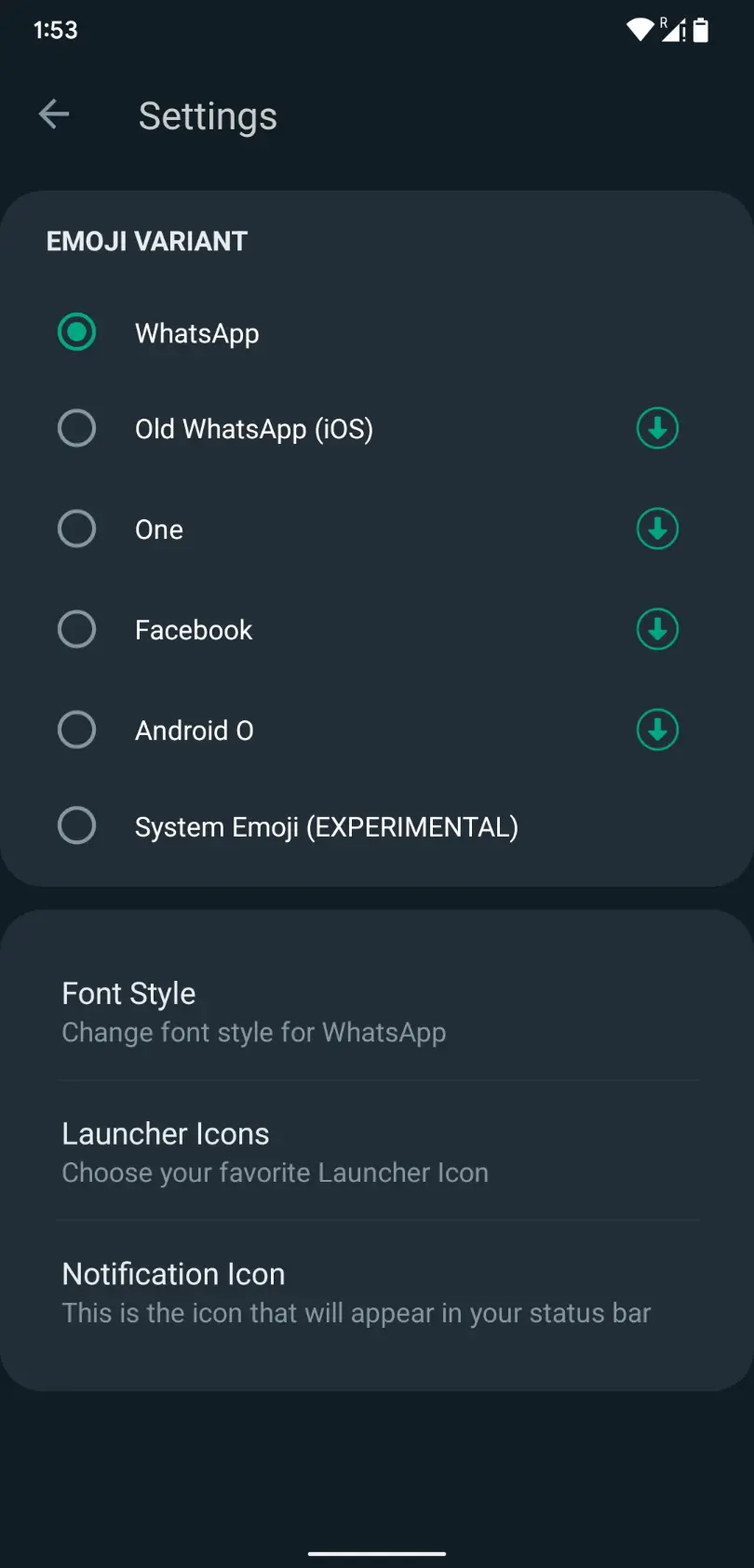 WhatsApp Ditambah APK S9